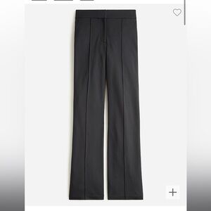 J Crew Demi-boot ponte pant, black